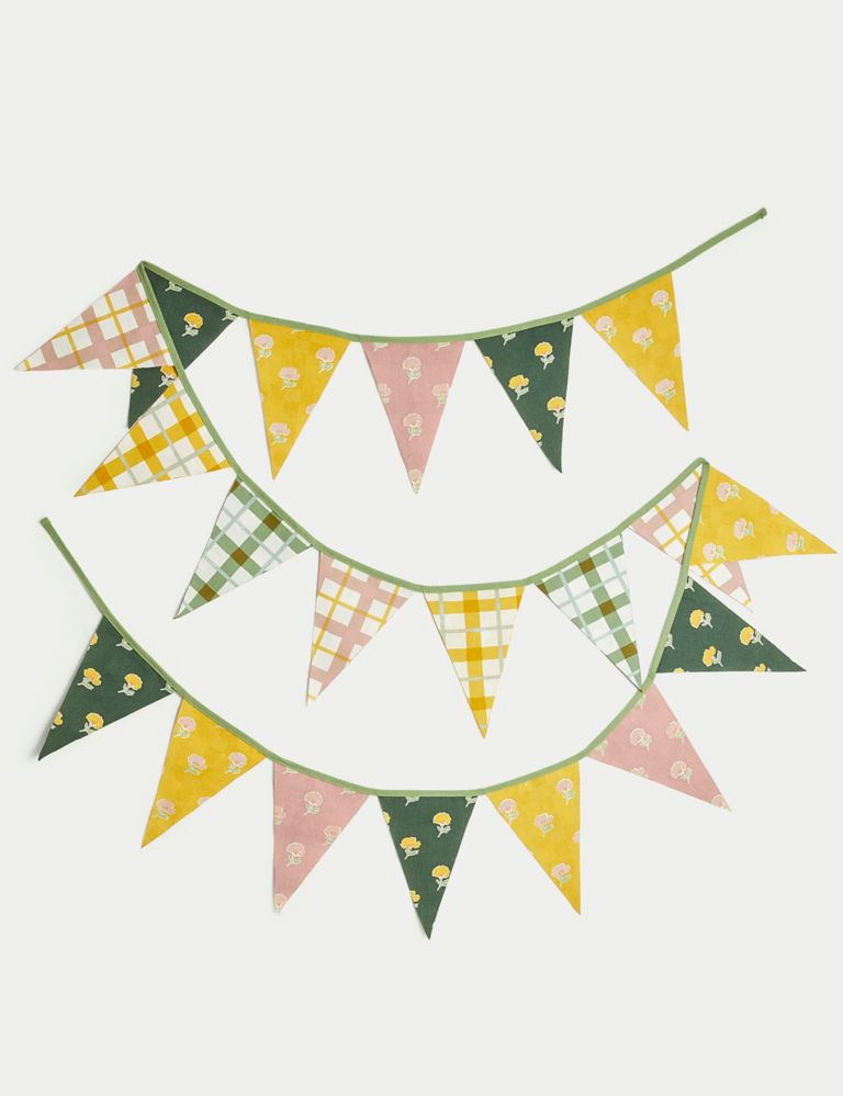 Pure Cotton Spring Floral Bunting 1 of 4