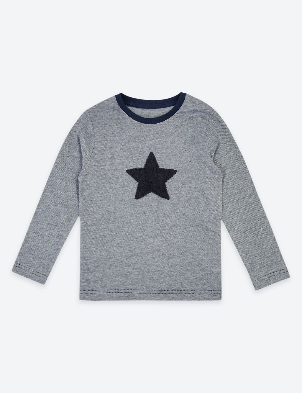 Pure Cotton Star Print Top (3 Months - 7 Years) 1 of 4