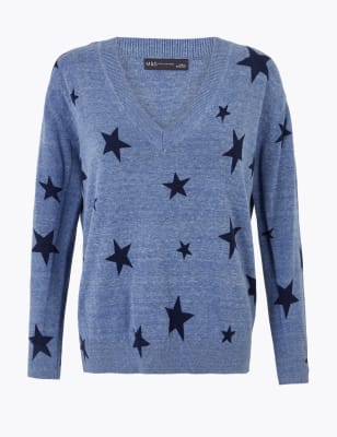 Marks and spencer sales blue jumper