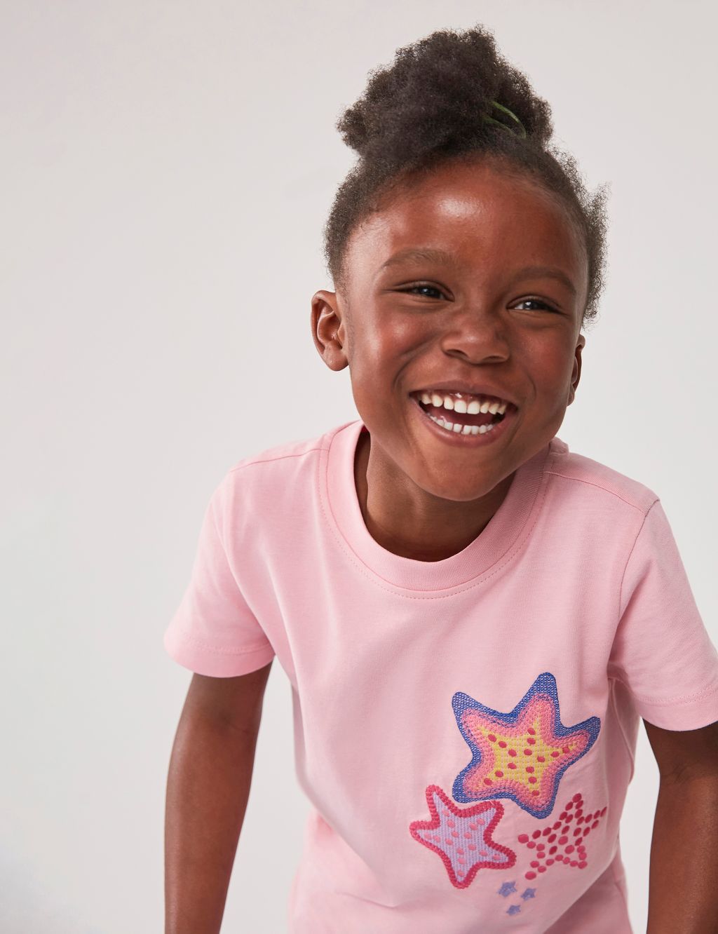 Pure Cotton Star T-Shirt (3–12 Yrs) 2 of 5
