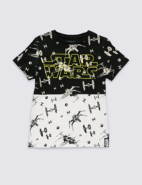 Pure Cotton Star Wars™ T-Shirt (3-14 Years) Image 2 of 3