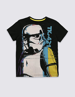 Pure Cotton Star Wars™ T-Shirt (5-14 Years) Image 2 of 3