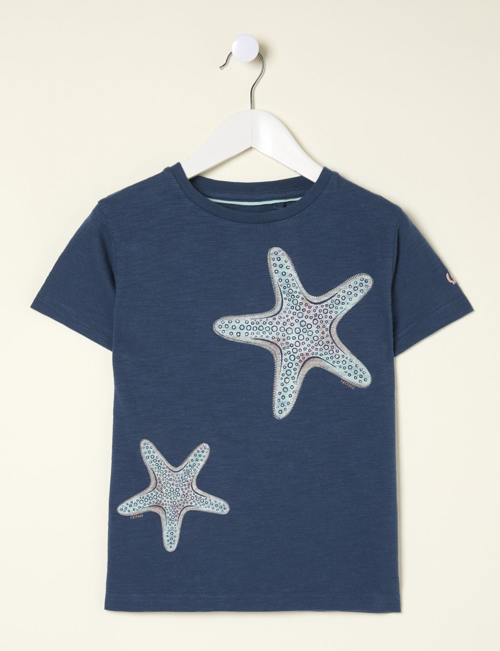 Pure Cotton Starfish T-Shirt (3-13 Yrs) 1 of 4