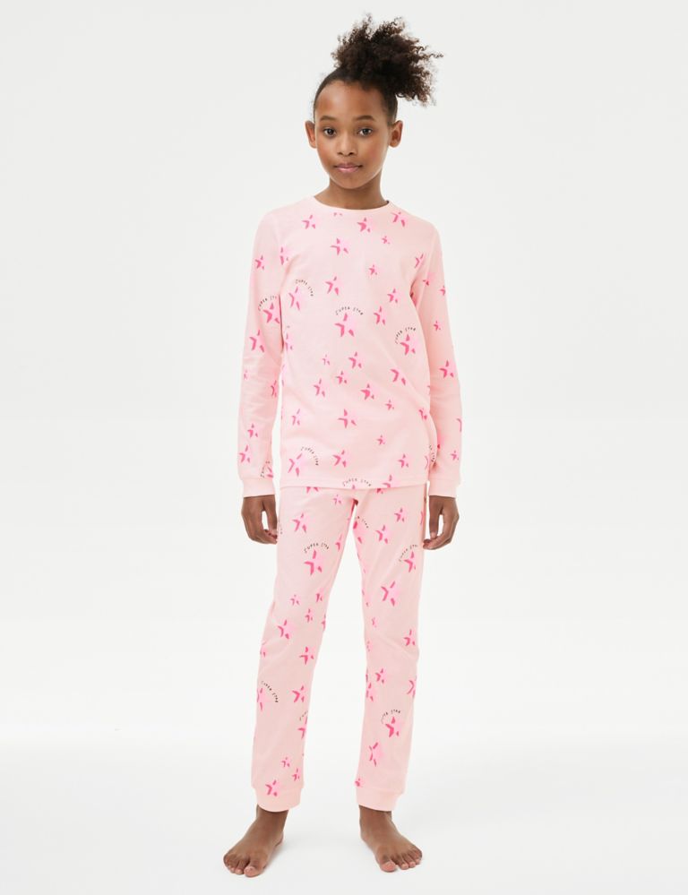 Pure Cotton Stars Pyjamas (7-14 Yrs) | M&S Collection | M&S