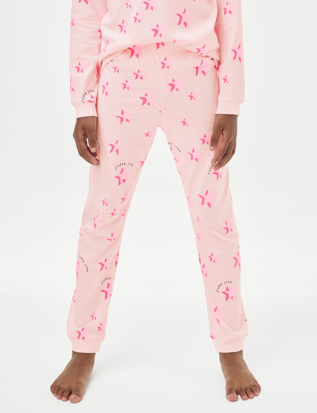 Ulla Popken Cotton Star Print Pajama Set