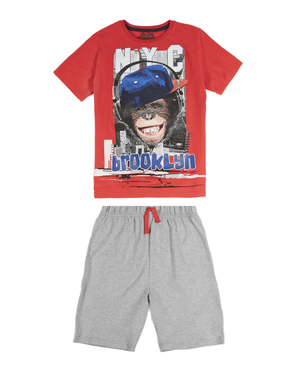 Pure Cotton Stay Soft Gorilla Short Pyjamas (616 Years) M&S