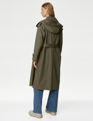 Marks and spencer outlet trench coat with hood