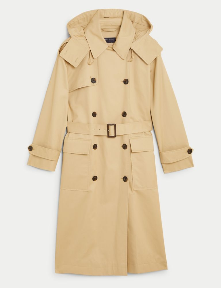Pure Cotton Stormwear™ Longline Trench Coat | M&S Collection | M&S