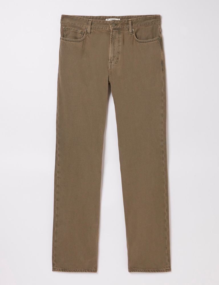 Pure Cotton Straight Fit Jeans 2 of 5