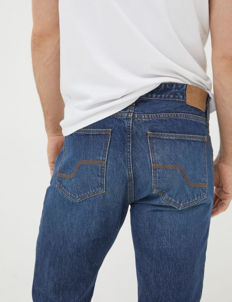 Pure Cotton Straight Fit Jeans 3 of 4