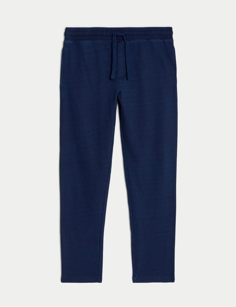 Drawstring Pure Cotton Straight Leg Joggers, M&S Collection