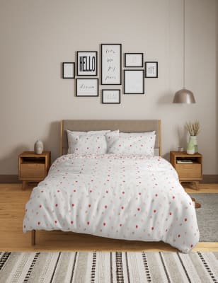 Pure Cotton Strawberry Bedding Set | M&S