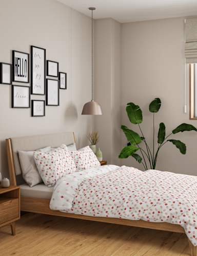 Pure Cotton Strawberry Bedding Set 4 of 5