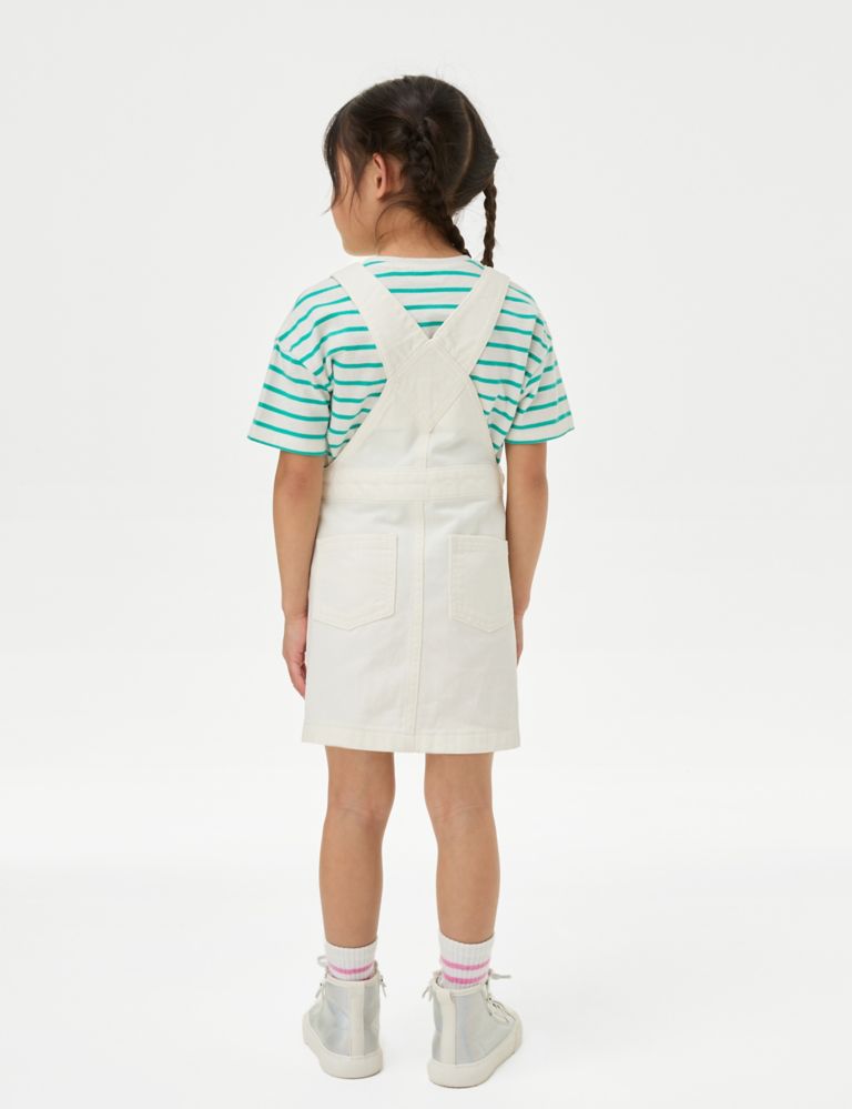 Pure Cotton Strawberry Pinafore Outfit (2-8 Yrs) 4 of 4