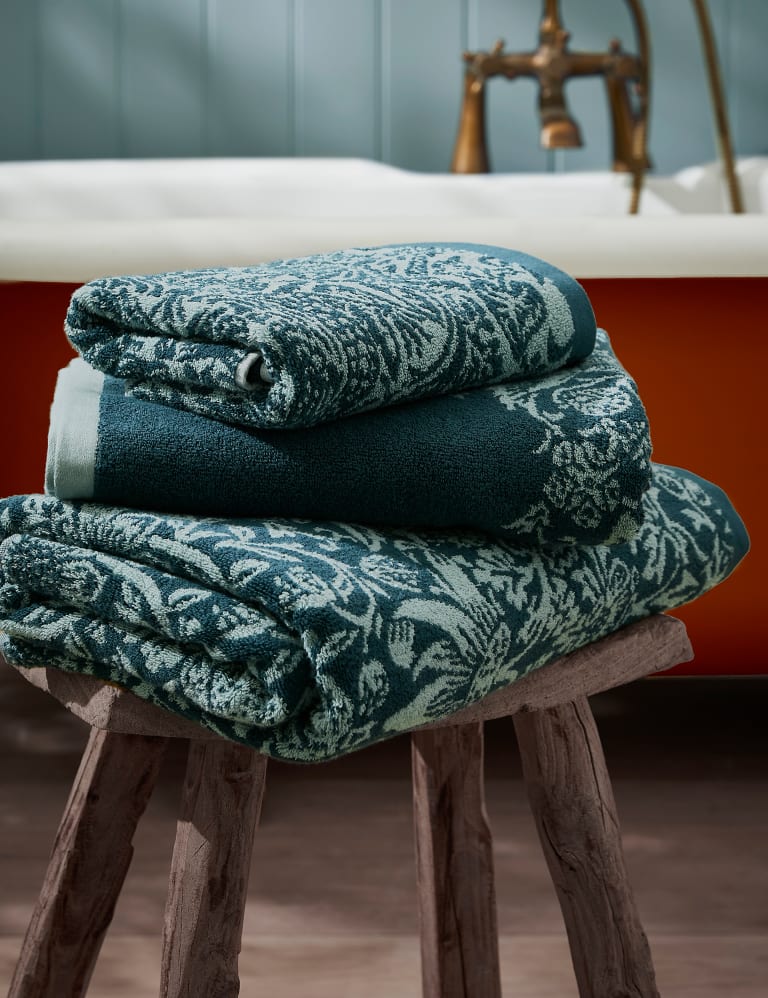 Pure Cotton Strawberry Thief Towel William Morris At Home M S