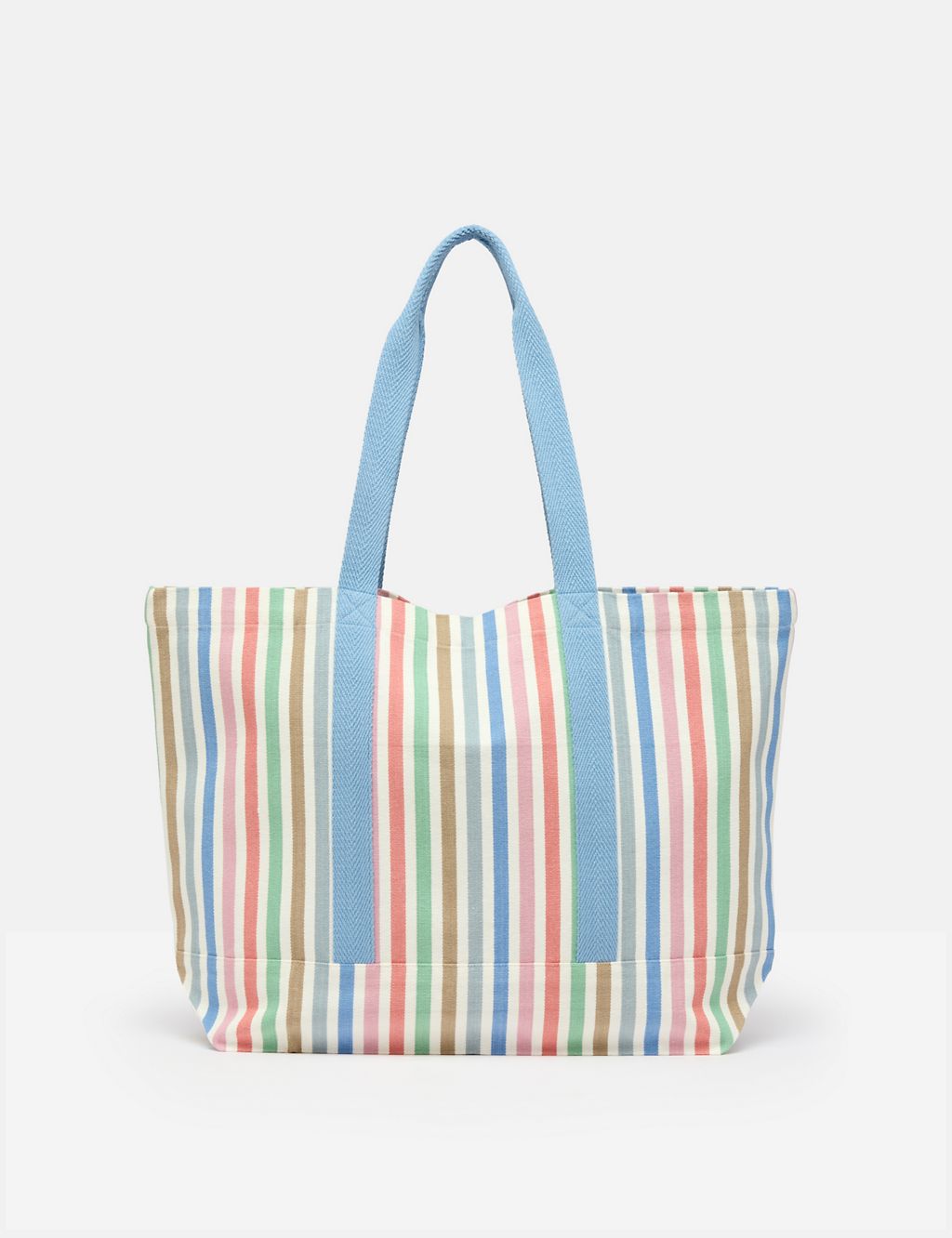 Pure Cotton Striped Beach Bag 1 of 4
