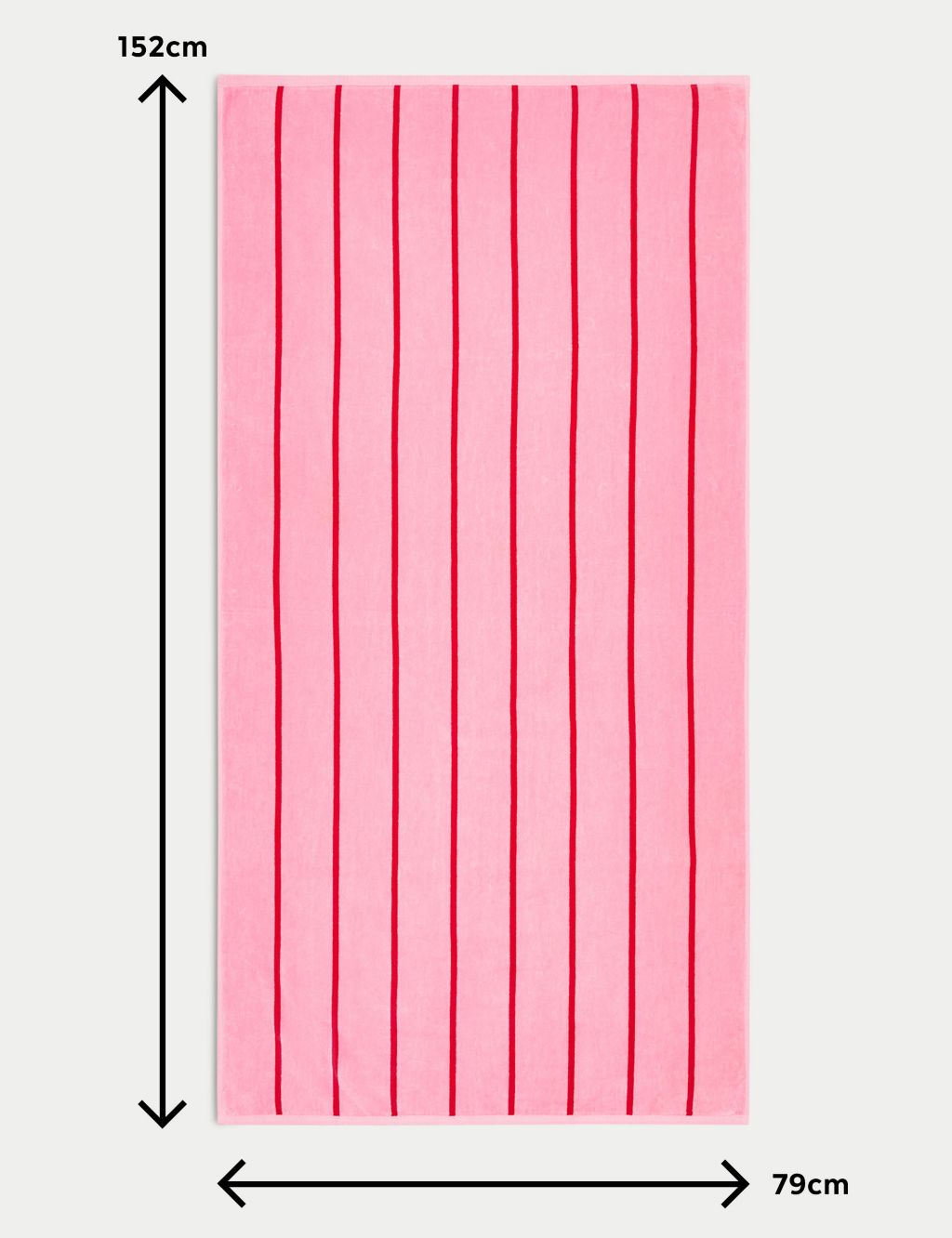 Pure Cotton Striped Beach Towel 5 of 5