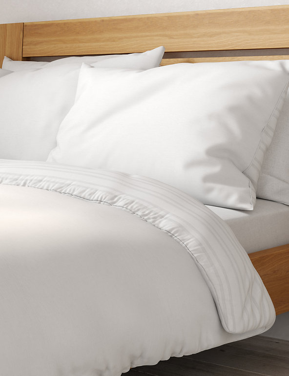Pure Cotton Striped Bedding Set M S, Pom Duvet Cover Canada Goose