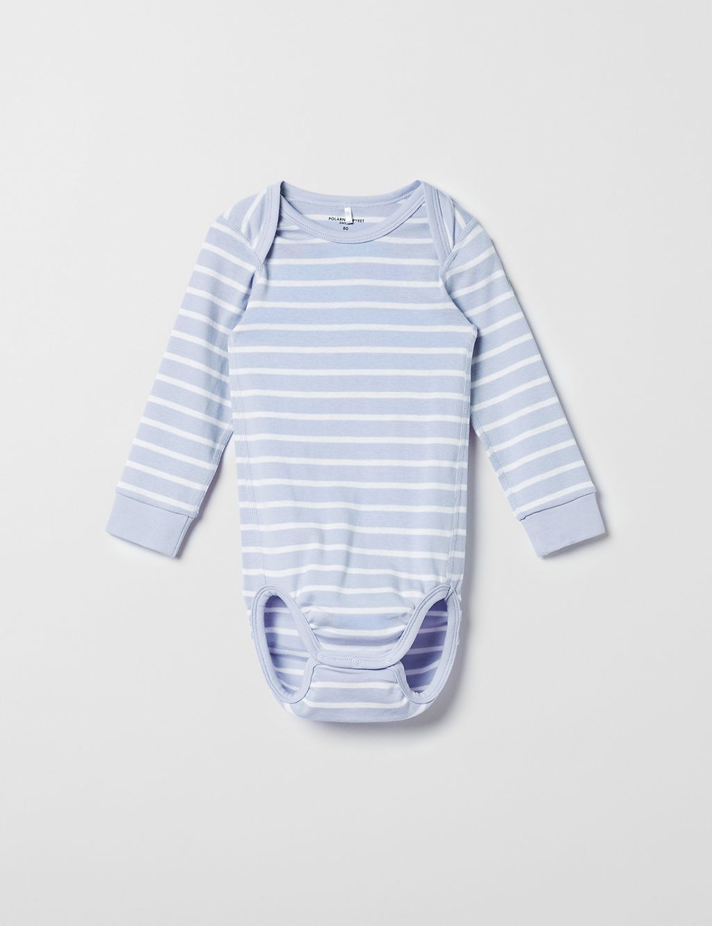 Pure Cotton Striped Bodysuit (7lbs-12 Mths) 3 of 3