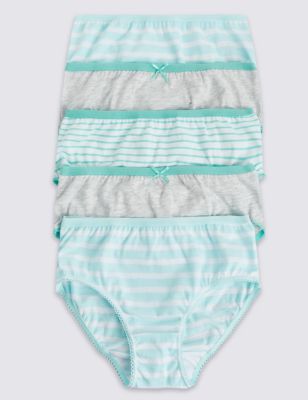 Pure Cotton Striped Briefs (1-12 Years) Image 1 of 1