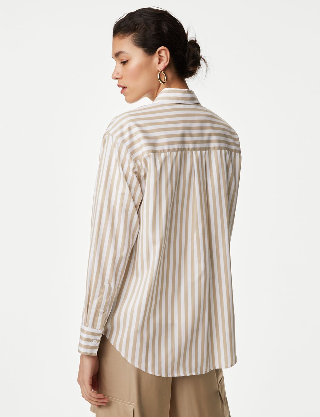 Pure Cotton Striped Collared Shirt 6 of 6