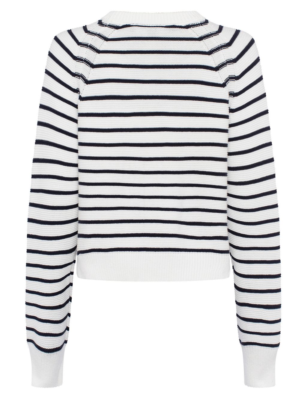 Pure Cotton Striped Crew Neck Jumper | French Connection | M&S