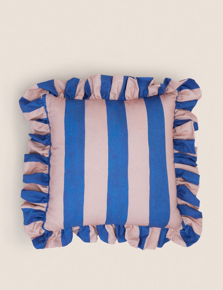 Pure Cotton Striped Cushion 1 of 4