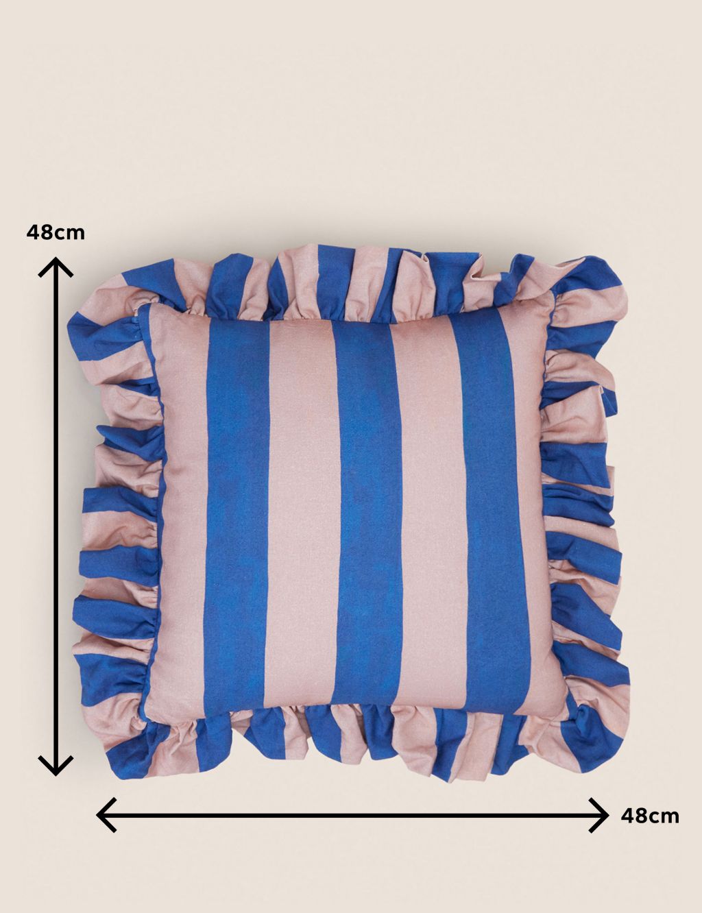 Pure Cotton Striped Cushion 5 of 5