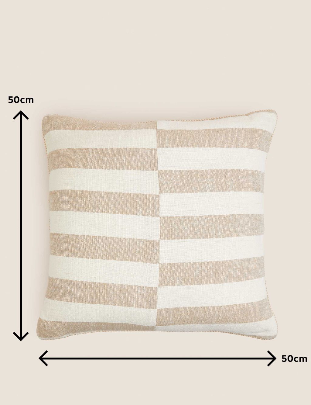 Pure Cotton Striped Cushion 5 of 7