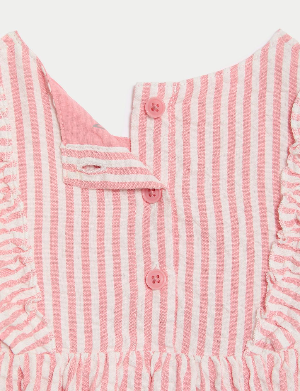 Pure Cotton Striped Dress (0-3 Yrs) 4 of 5