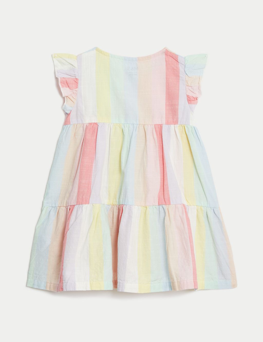 Pure Cotton Striped Dress (0-3 Yrs) 2 of 7