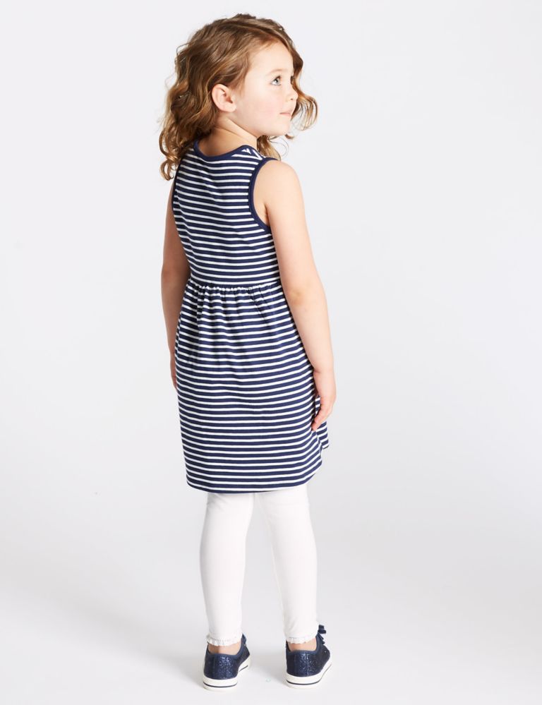 Pure Cotton Striped Dress (3 Months - 7 Years) 3 of 3