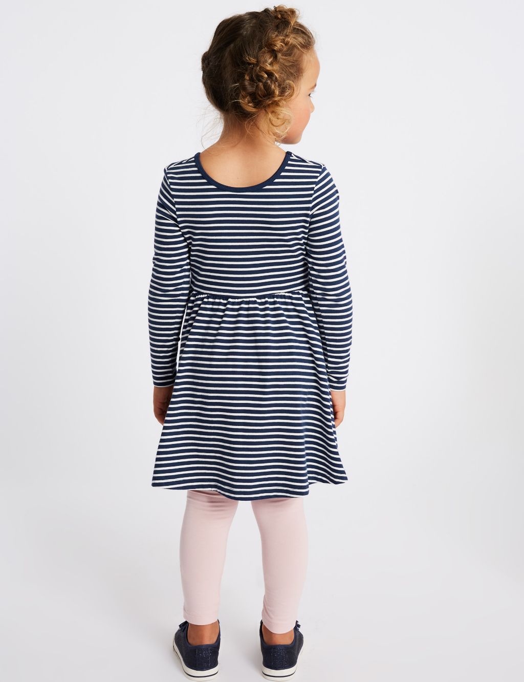 Pure Cotton Striped Dress (3 Months - 7 Years) 2 of 3