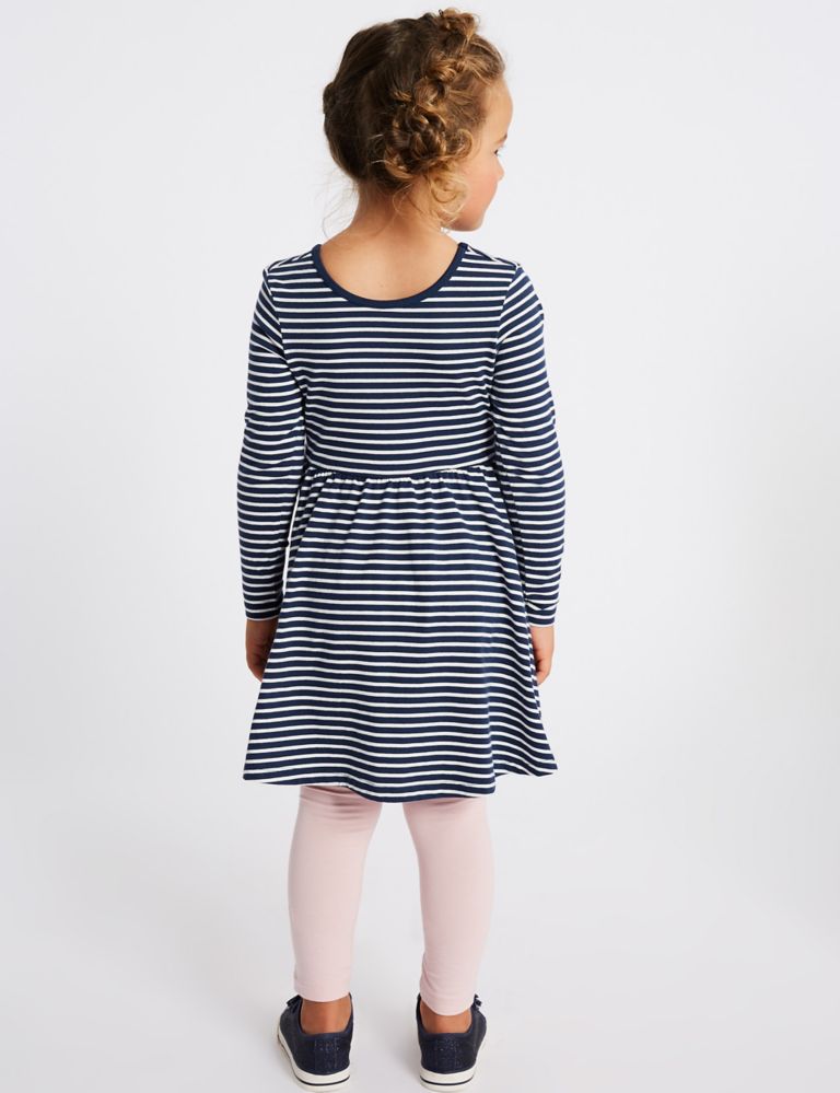 Pure Cotton Striped Dress (3 Months - 7 Years) 3 of 3
