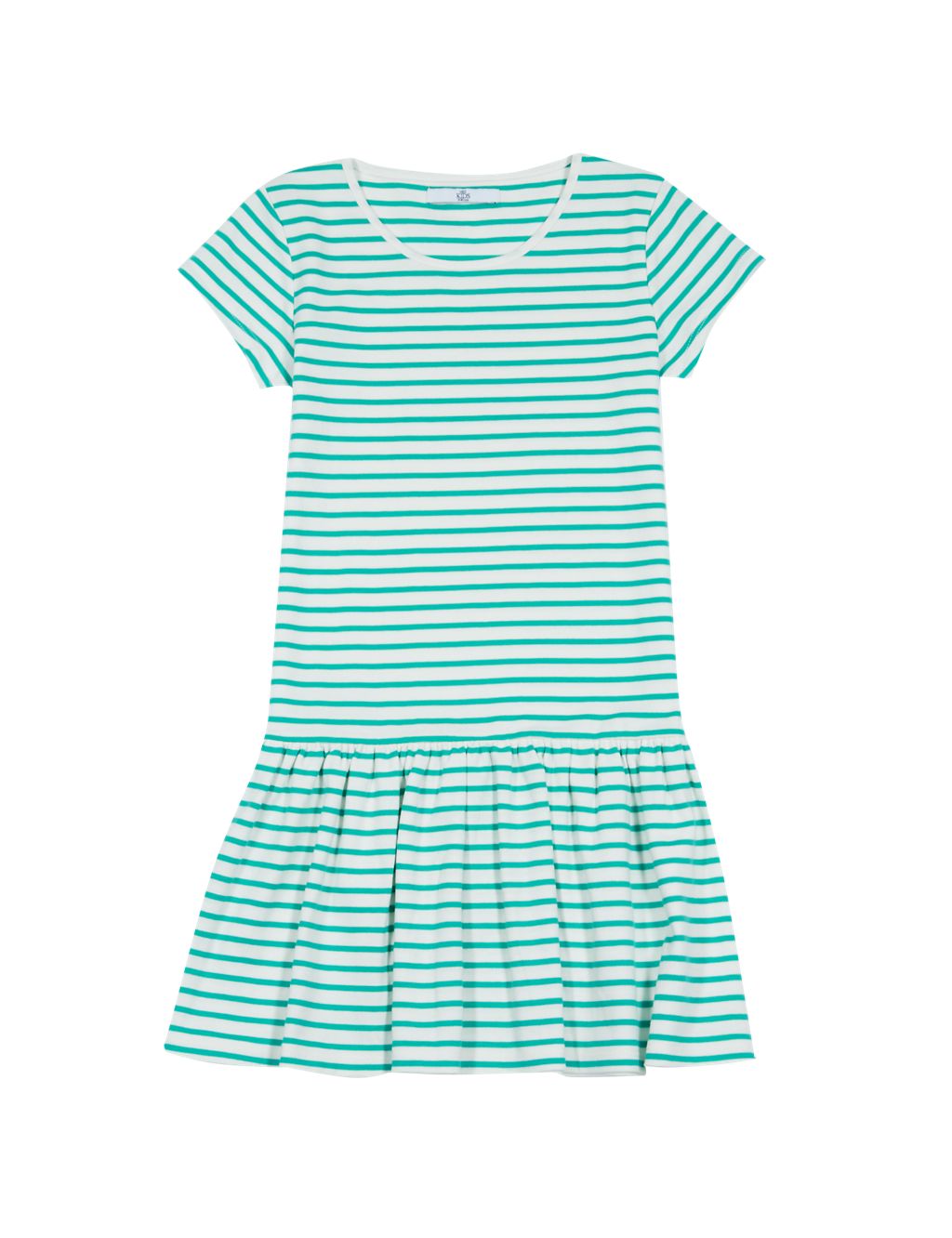Pure Cotton Striped Dress (5-14 Years) 1 of 3