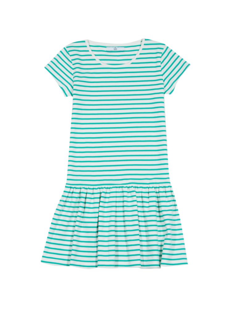 Pure Cotton Striped Dress (5-14 Years) 2 of 3