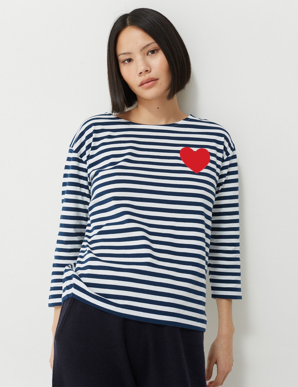 T-shirt Chinti & Parker Love - Taille M Noire, Occasion Très Bon état, Modèle Régulier