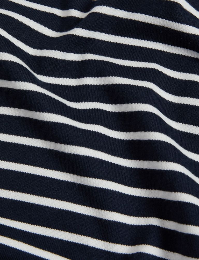 Pure Cotton Striped Heavy Weight T-Shirt 2 of 2