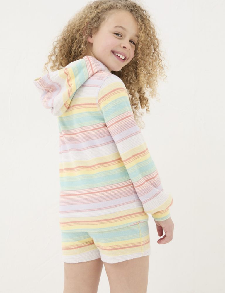 Pure Cotton Striped Hoodie (3-13 Yrs) 3 of 5