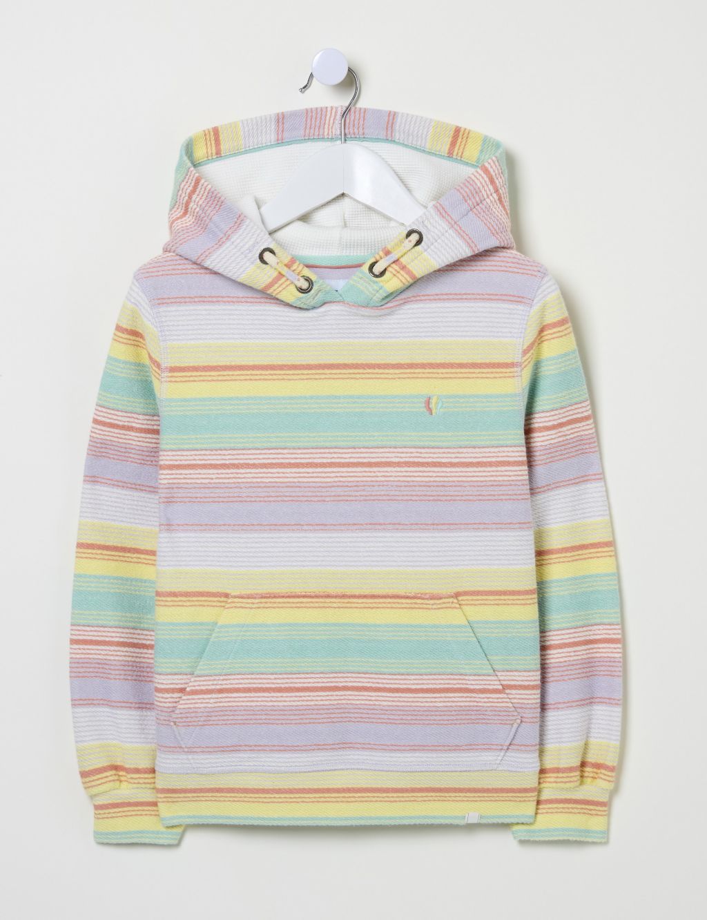 Pure Cotton Striped Hoodie (3-13 Yrs) 1 of 5