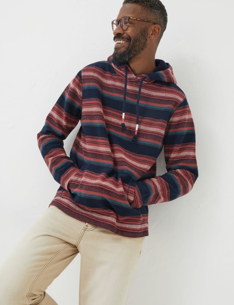 Striped mens sales hoodie