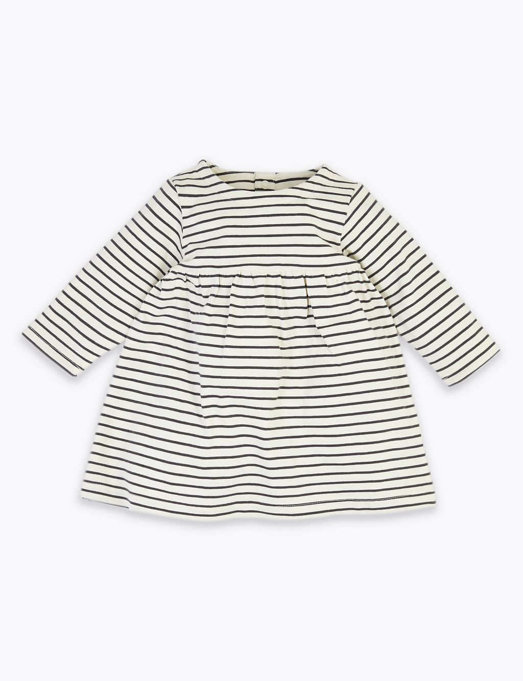 Pure Cotton Striped Jersey Dress (7lbs-3 Yrs) 3 of 3