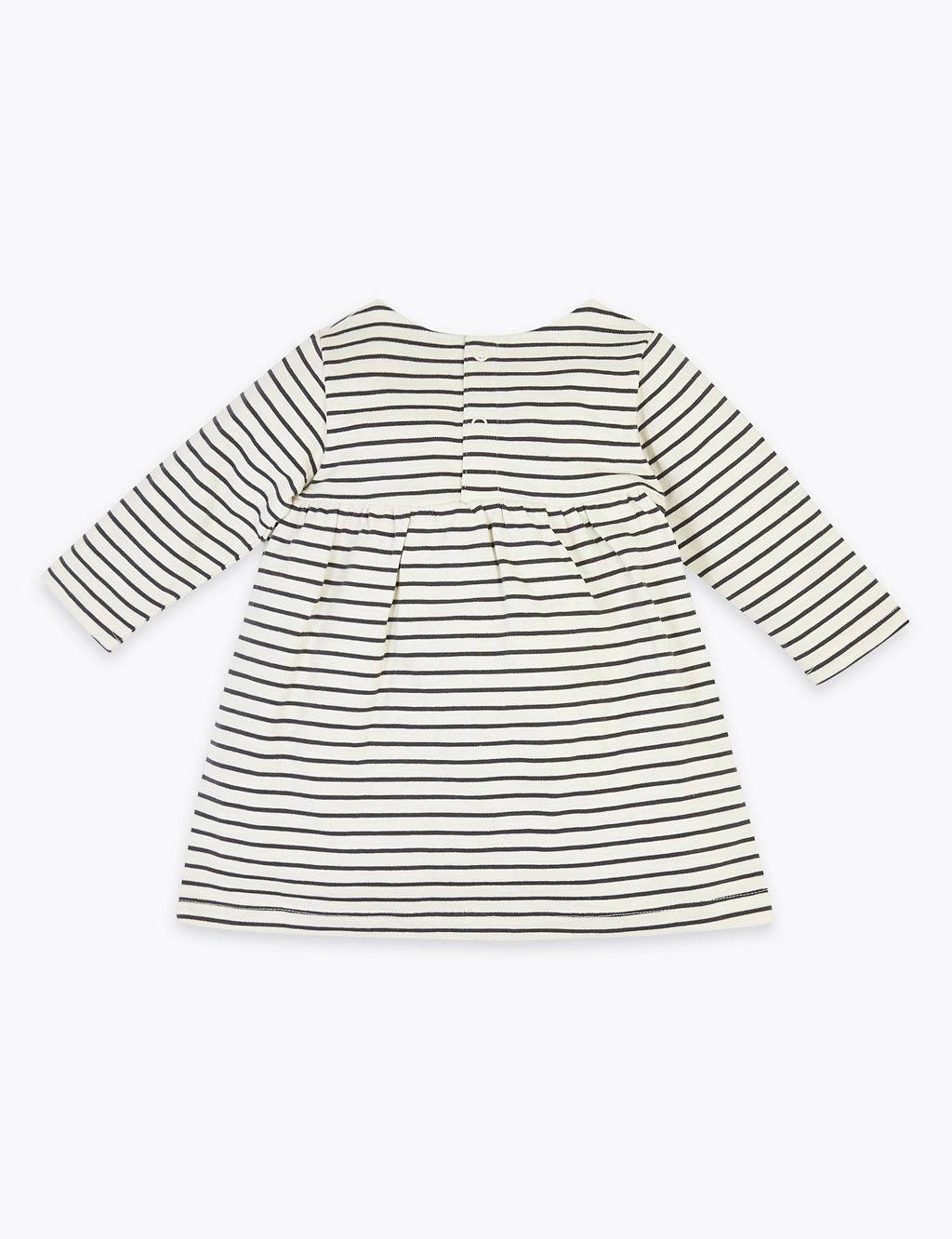 Pure Cotton Striped Jersey Dress (7lbs-3 Yrs) 1 of 3