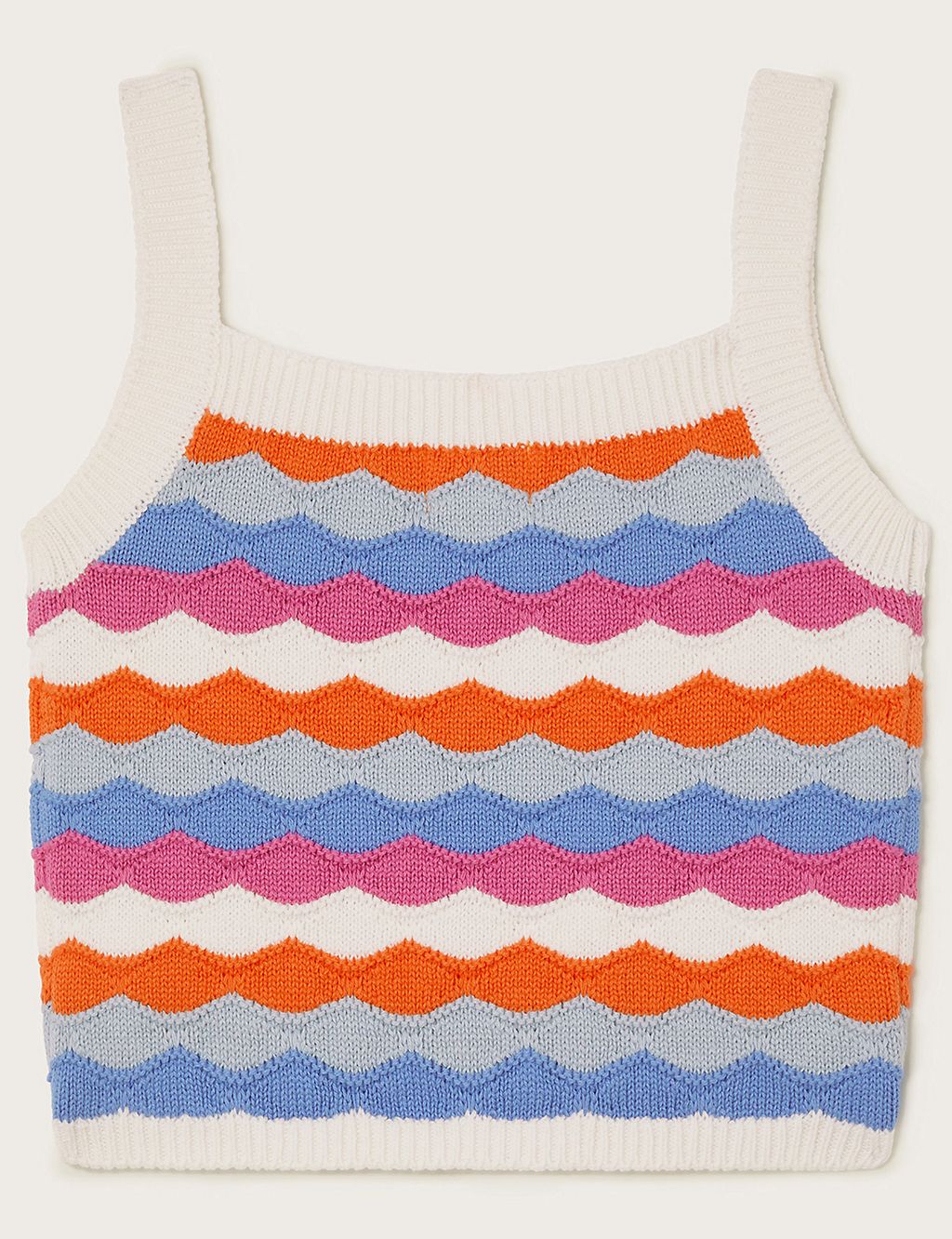 Pure Cotton Striped Knitted Top (3-13 Yrs) 4 of 4