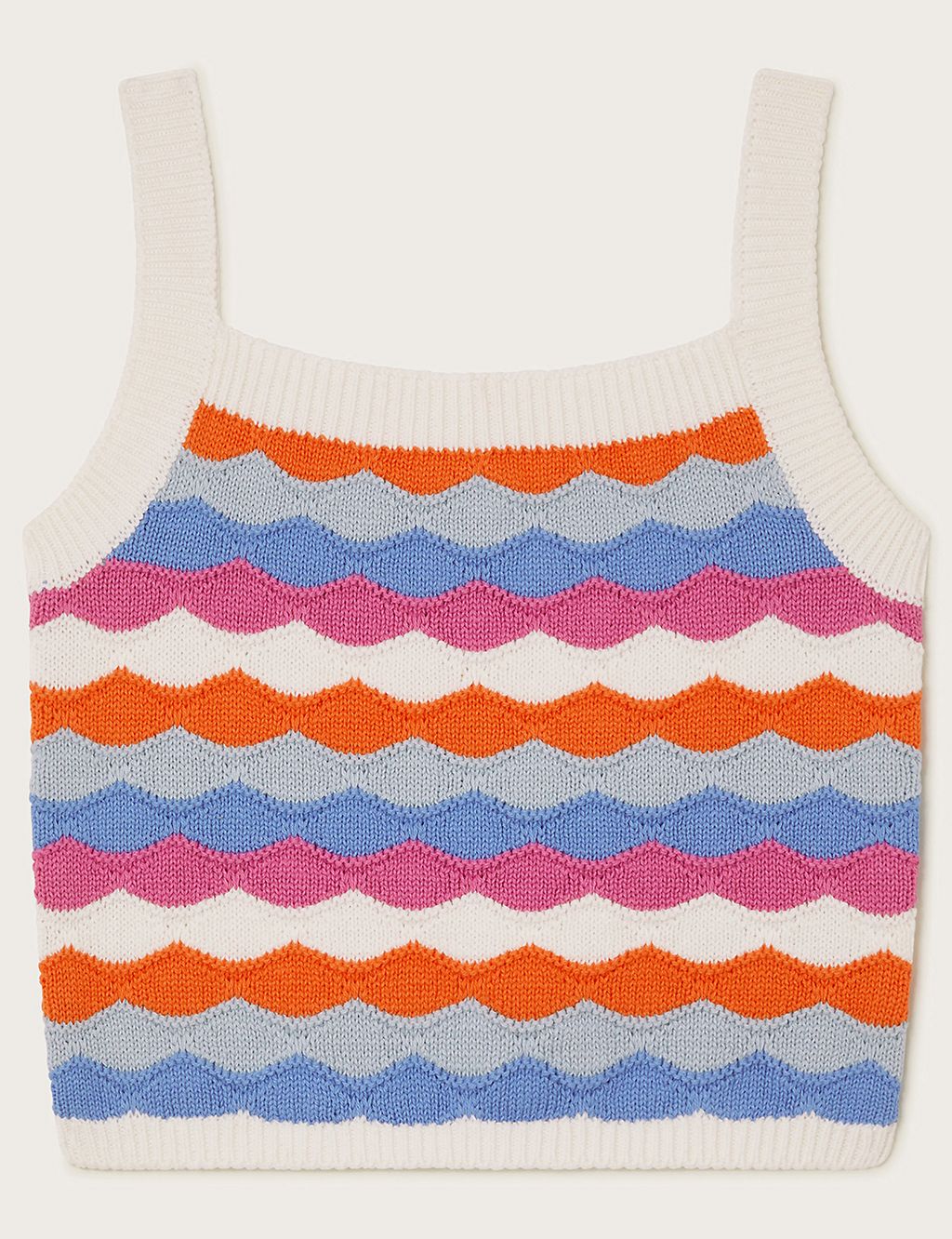 Pure Cotton Striped Knitted Top (3-13 Yrs) 1 of 4