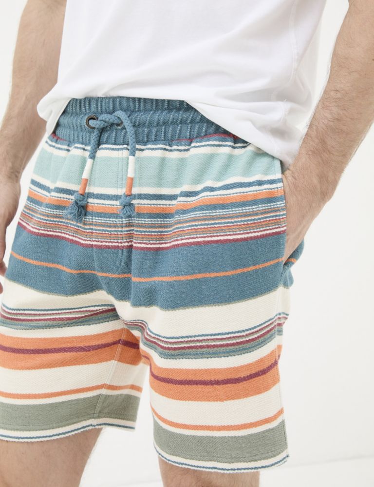 Pure Cotton Striped Lightweight Shorts 3 of 5