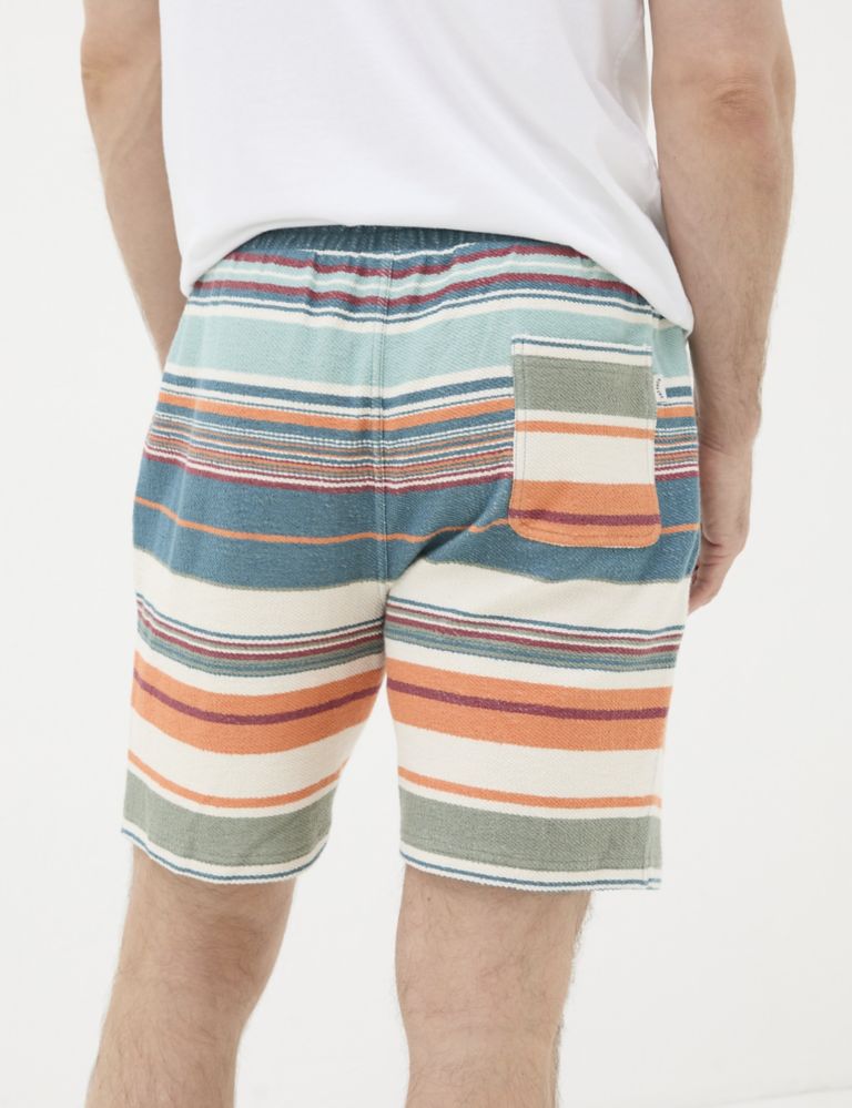 Pure Cotton Striped Lightweight Shorts 4 of 5