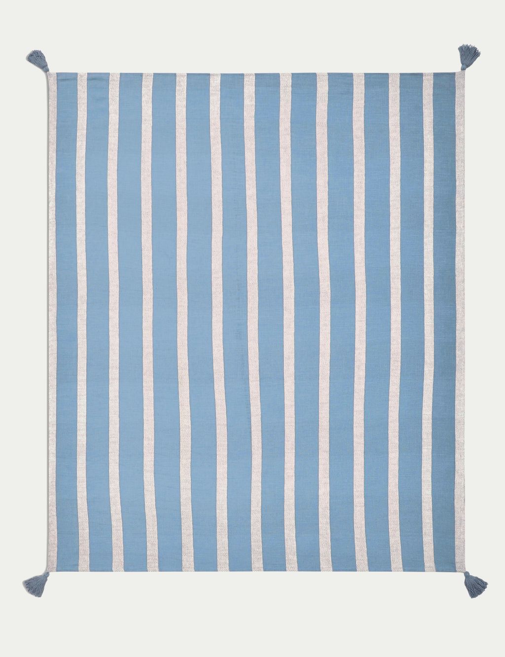 Pure Cotton Striped Lightweight Throw 2 of 6