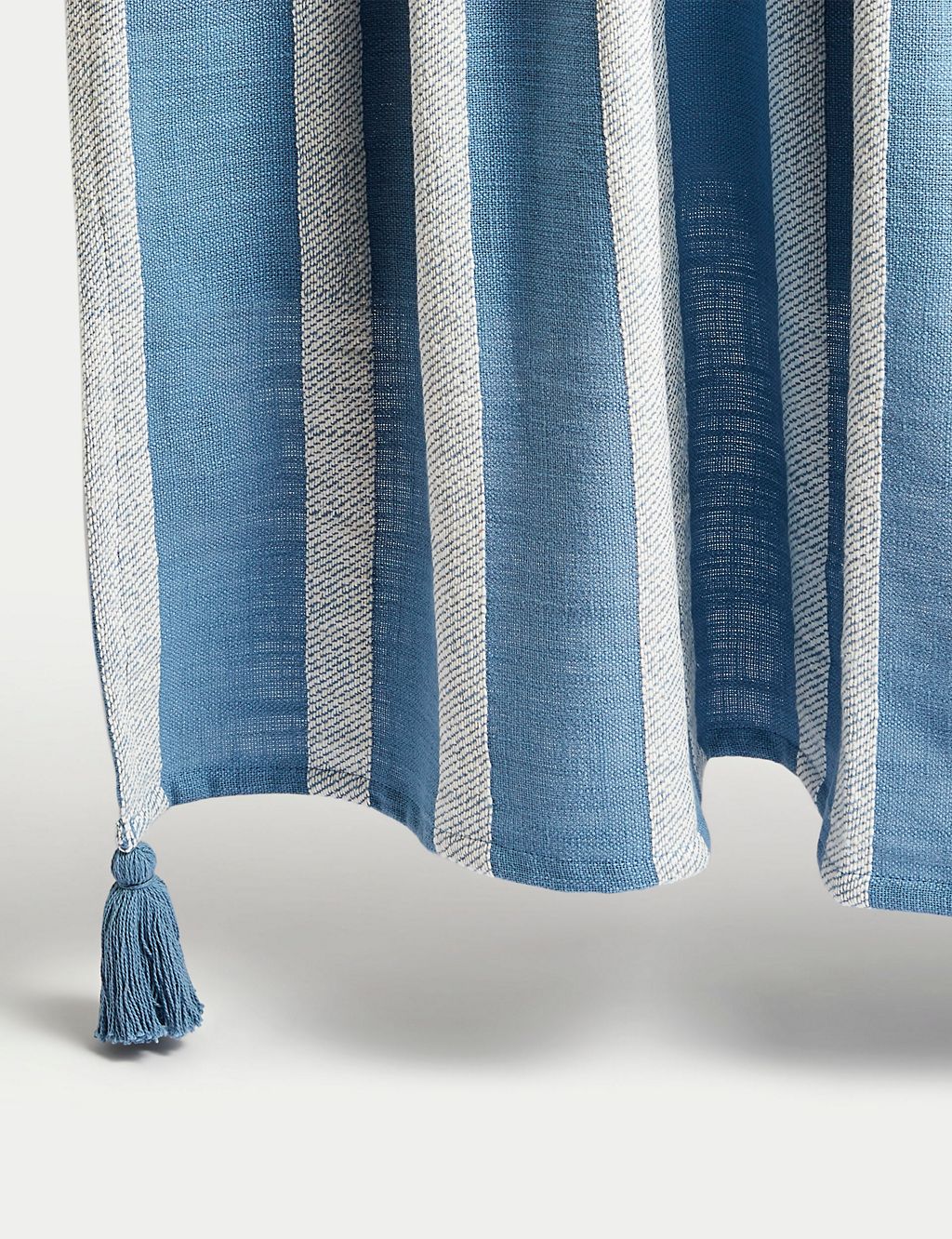 Pure Cotton Striped Lightweight Throw 1 of 5