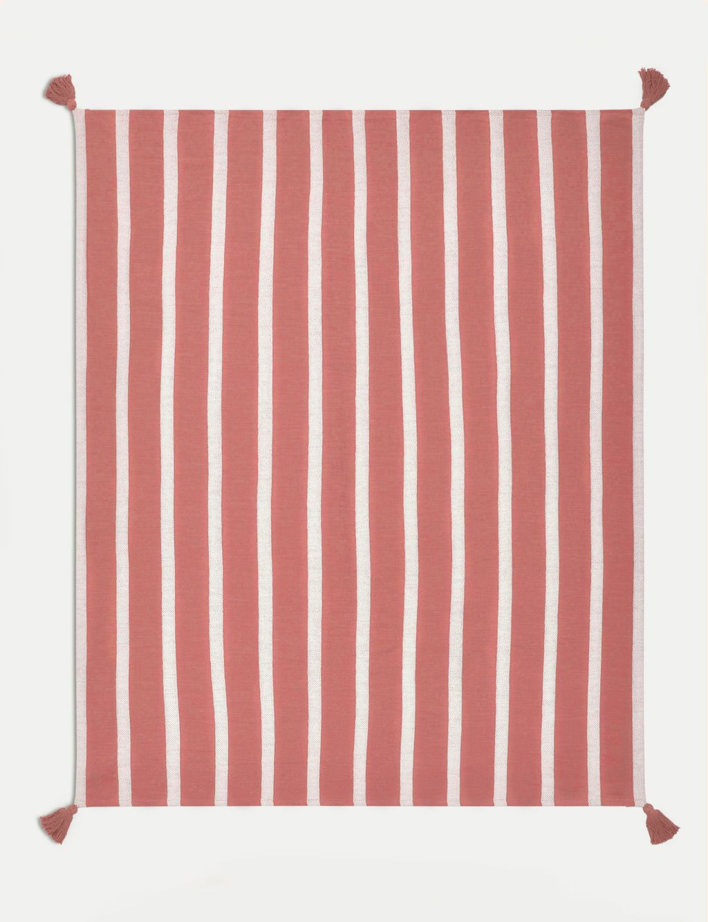 Pure Cotton Striped Lightweight Throw 6 of 7